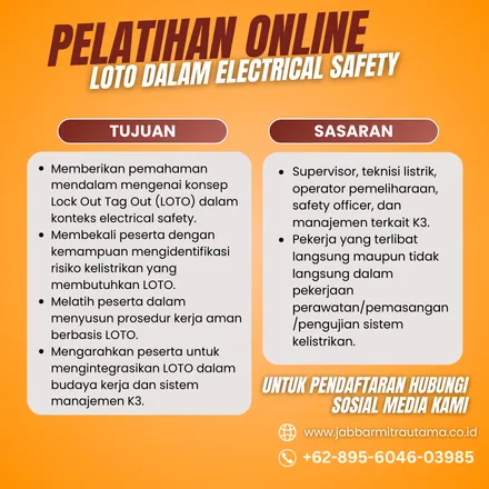 LOTO dalam Electrical Safety